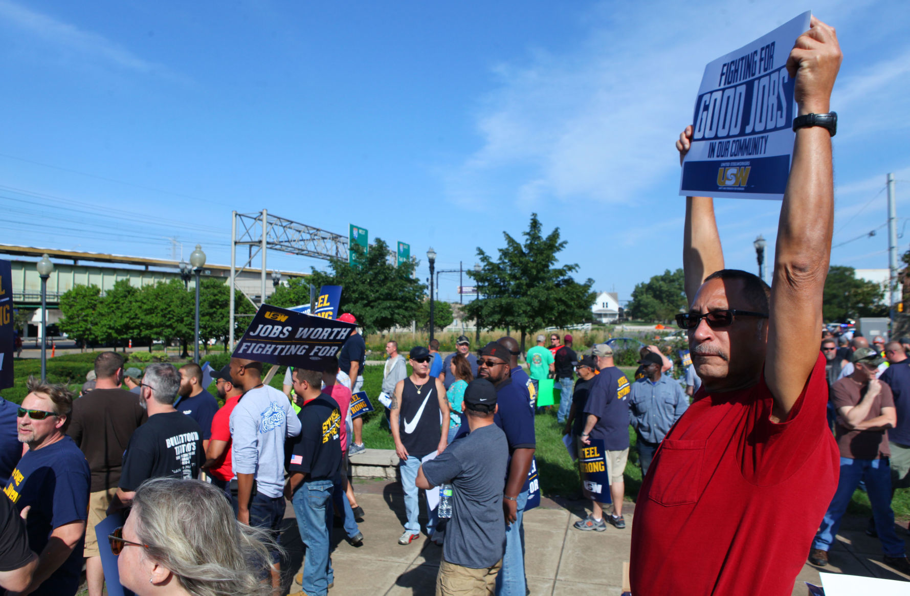 Gallery: Steelworkers rally in Gary